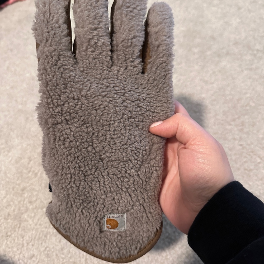 Carhartt Women’s Sherpa/Suede Gloves NWOT - Picture 2 of 3